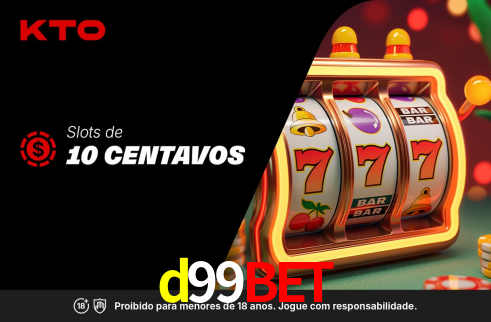 Interface do App d99bet